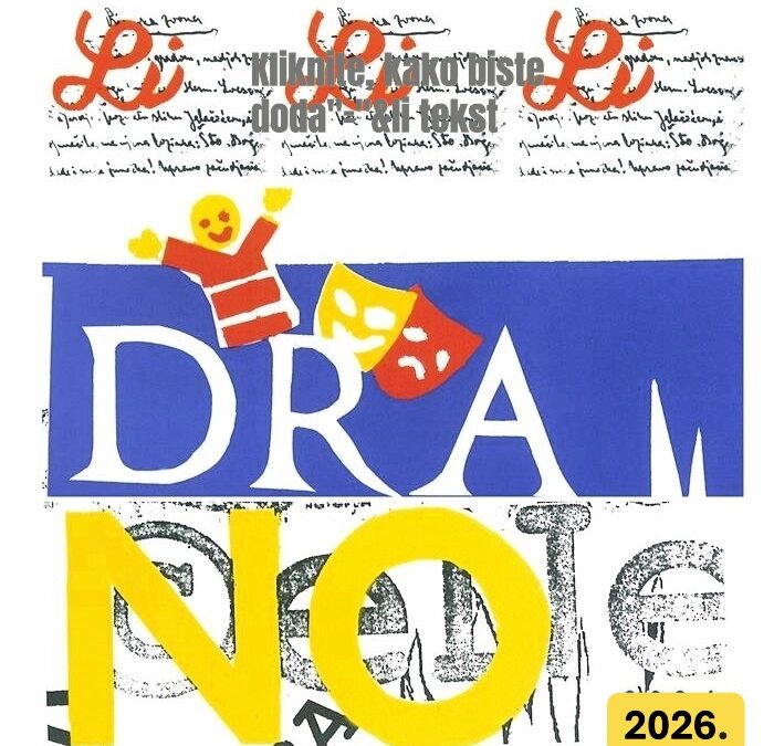 Poziv na LiDraNo 2026.